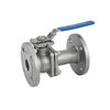 Ball valve Type: 7288 Stainless steel/TFM 1600/FPM (FKM) Full bore Fire safe Handle PN40 Flange DN15